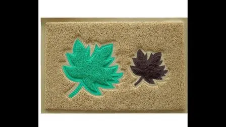 Tappetino d'ingresso per zerbino in PVC a spirale in rilievo con giunto in rilievo